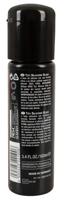 EROS Toy Silicone Glide silikona lubrikants – 100 ml Foto 3