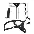 Silikoonist strap-on dildo – 17 cm (6.7″) – Must — Foto 9