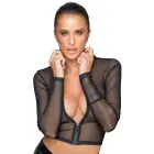 Noir Handmade Powernet топ на молнии – M – чёрный — Фото 2
