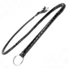 KINK Long Shiny PVC Whip 138 cm – Black — Photo 5