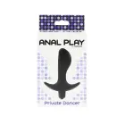 TOYJOY Classics Private Dancer vibrējošs anālais spraudnis – 12 cm (4.7″) – Melns — Foto 3