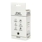 Star Collection – Must silikoonist anaaltapp – M – Lilla kivi — Foto 2