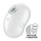 Satisfyer Cutie Ghost воздушно-импульсный стимулятор – белый — Фото 5