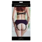 Sportsheets Lush – reguliuojami strap-on diržai – juodi — Nuotrauka 2