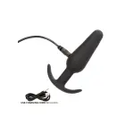 Boundless Vibrating Slim Anal Plug – Black — Photo 6
