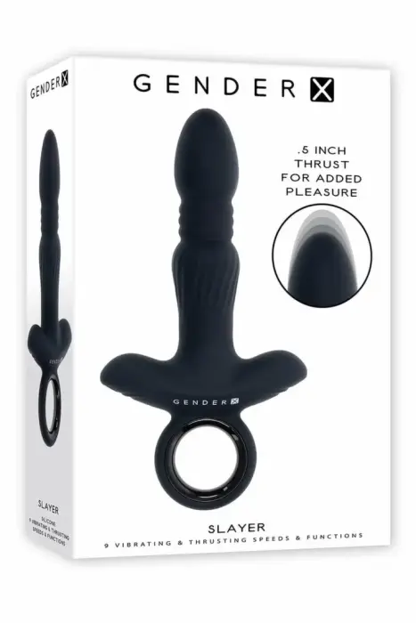 Gender X Slayer движущийся силиконовый дилдо – 20 см (7.9″)