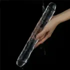 LOVETOY Flawless Clear Double-Ended Dildo – 30.5 cm (12″) – Clear — Photo 8