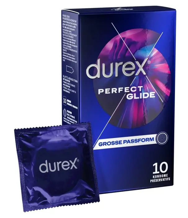 Durex Perfect Glide презервативы с улучшенной лубрикацией – 56 мм – 10 шт.