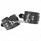 KINK фиксаторы для запястий с заклёпками 35x6 cm – чёрные — Фото 2