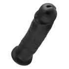 KC 10 Realistlik dildo – 25.4 cm (10″) – Must — Foto 4