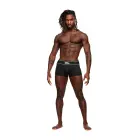 Male Power Modal Rib Pouch Short – Black – S — Photo 2