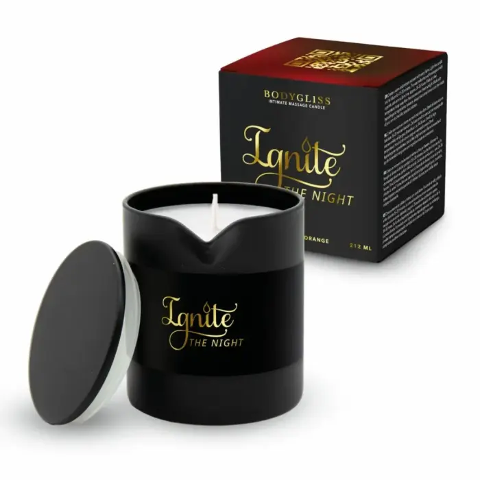 BodyGliss Ignite the Night Massage Candle Chai & Blood Orange – 212 ml