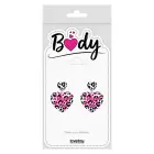 LoveToy Body – серьги сердце с леопардовым принтом — Фото 2