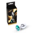 MyLove Toys Jewellery Silver analinis kištukas – 7 cm – Žalias — Nuotrauka 1