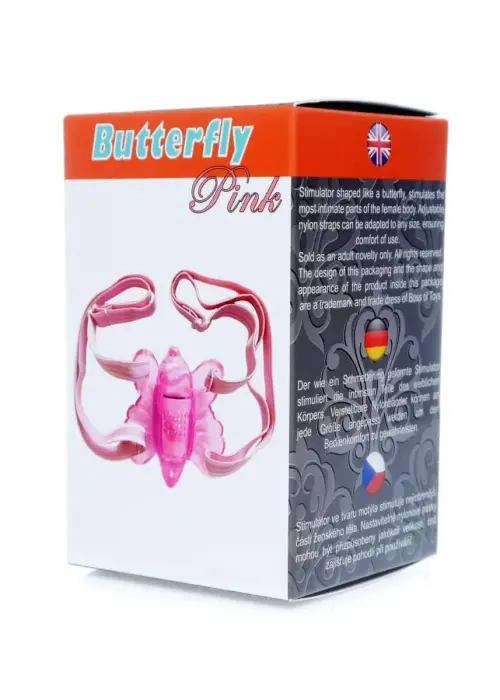 Tauriņa klitora stimulators – rozā Foto 4