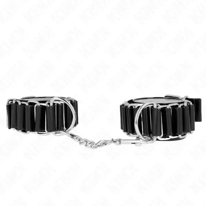 KINK шарнирные регулируемые чёрные фиксаторы для запястий 16-22 см x 3.5 см