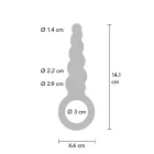 Buttocks by TOYJOY skrūves formas anālais spraudnis – Pelēks — Foto 4