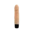 Storas realistiškas dildo-vibratorius – 19.5 cm (8″) – kūno spalvos — Nuotrauka 2