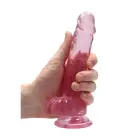 Realistic Dildo with Balls – 18 cm (7″) – Pink — Photo 6