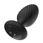 Nexus Tornado Medium – rotating vibrating silicone plug with remote – black — Photo 3