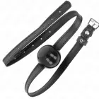 KINK Simplicity Ball Gag 4cm – Adjustable Silicone Strap, Black, 60cm — Photo 2