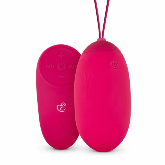 Easytoys XL bezvadu vibrējoša ola – 8.5 cm – rozā