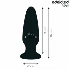 Addicted Toys silikoonist anaaltapp L dekoratiivse juveeliga – 12.6 cm – Must — Foto 4