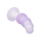Lavender Haze Beaded Curved Probe – vibrējoša pērlīšu anālā zonde, 10 funkcijas — Foto 4