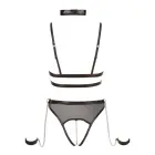 Cottelli BONDAGE Harness Bodysuit with Handcuffs and Collar – L — Photo 13