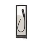 OUCH! Silikoninis vibruojantis ypač ilgas šlaplės žaislas – 25 cm – juodas — Nuotrauka 4