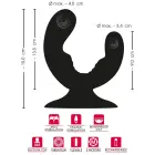 Sweet Smile Dvipusis vibratorius – 13.5 cm (5.3″) – rožinis — Nuotrauka 14