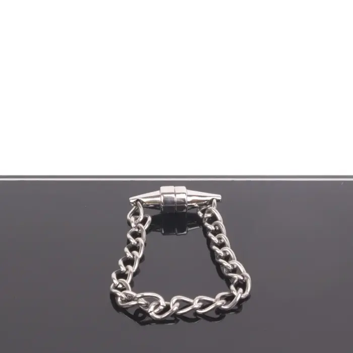 Magnetic Nipple Pinchers with Polished Chain