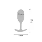 ToyJoy Buttocks The Athlete Weighted Anal Plug – 12 cm (4.7″) – Grey — Photo 4
