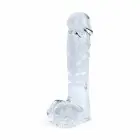 Gildo Glass Model No. 29 dildo – 19 cm (7.5″) – caurspīdīgs — Foto 2