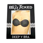 Close Ties līmējamais krūšturis ar šņorējamu priekšpusi – melns – One Size Foto 6