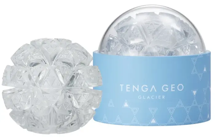 Tenga GEO GLACIER Reusable Masturbator – Clear