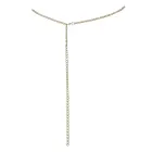 Cottelli ACCESSOIRES bikini ir pilvo grandinėlė su kristalais – aukso — Nuotrauka 7