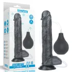 Extreme Squirting Dildo with Suction Cup – 28 cm (11″) – Black — Photo 1