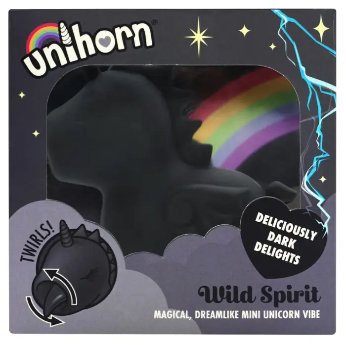 Unihorn Wild Spirit vienradža vibrators – 9 cm (3.5″) – rozā