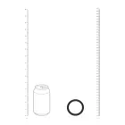 LEVELZ Wide O silikoonist peenis võru XL 50 mm – must — Foto 4