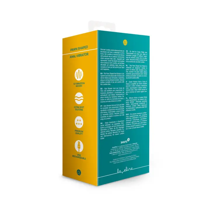 Вибратор в форме пешки – Peacock Plume – Green Фото num