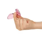 Anal Collection - Mazs stikla spraudnis – 7 cm – Rozā Foto 7