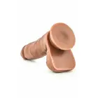 COVERBOY Manny the Fireman – anatominis PVC dildo su siurbtuku – kūno spalvos – 17,7 cm — Nuotrauka 3