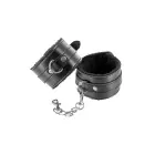 Fetish Tentation Coffret Bondage SM – vegan leather bondage set, 10 pieces (rope, blindfold, collar with leash, feather, ball gag, ankle and wrist cuffs, whip, nipple clamps, paddle) — Photo 3