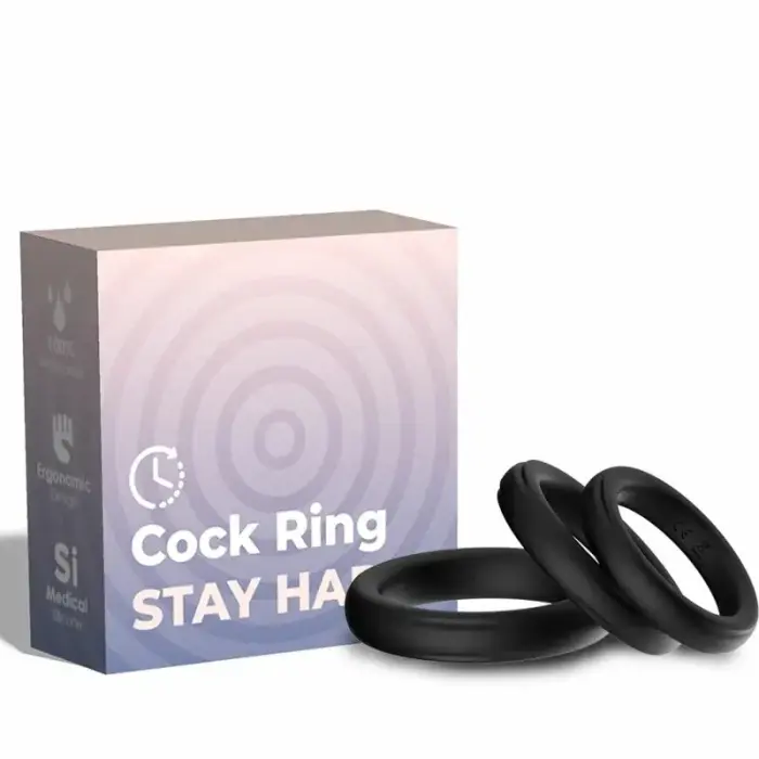 ARMONY Triple Silicone Ring Black – Ergonomic Medical-Grade System