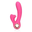 Loveline Tongue Flickering and Heating Rabbit Vibrator – 18 cm (7″) – Pink — Photo 5