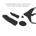 Kiotos-X Huge Silicone Dildo with Suction Cup – 23+ cm (9.1″) – Clear — Photo 7