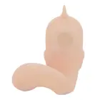Unihorn C-Horse Coral Throb divējāds vibrators – 15 cm – Oranžs — Foto 4