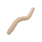 Bend and Hold kahekordne dildo – 30.5 cm (12″) – nahavärv — Foto 4