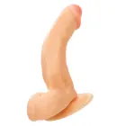 Working Stiff The Delivery Man reālistisks dildo ar piesūcekni – 20 cm (8″) – miesas krāsa — Foto 1